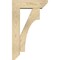 Ekena Millwork Westlake Slat Rough Sawn Bracket w/ Offset Brace, Douglas Fir, 6"W x 18"D x 30"H BKT0604X18X30WTL06RDF - alternate 3